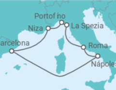 Itinerario del Crucero Francia, Italia - Celebrity Cruises