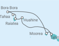 Itinerario del Crucero Polinesia Francesa - Paul Gauguin