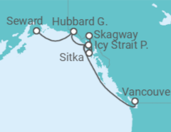 Itinerario del Crucero Alaska - Royal Caribbean