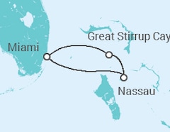 Itinerario del Crucero Bahamas - NCL Norwegian Cruise Line