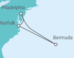 Itinerario del Crucero Bermudas, Estados Unidos (EE.UU.) - NCL Norwegian Cruise Line