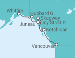 Itinerario del Crucero Alaska - NCL Norwegian Cruise Line