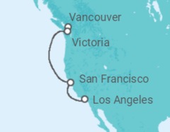 Itinerario del Crucero Alaska - NCL Norwegian Cruise Line