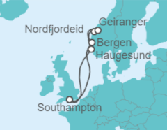 Itinerario del Crucero Noruega - Celebrity Cruises