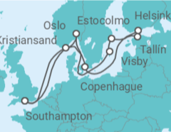 Itinerario del Crucero Dinamarca, Finlandia, Estonia, Suecia, Noruega - Celebrity Cruises