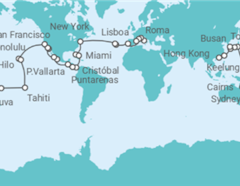 Itinerario del Crucero Vuelta al mundo - Costa Cruceros