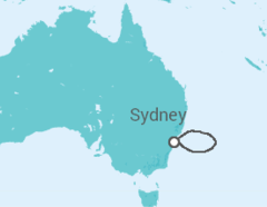 Itinerario del Crucero Australia - Royal Caribbean