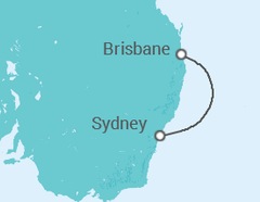 Itinerario del Crucero Australia - Princess Cruises