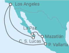 Itinerario del Crucero México - Carnival Cruise Line