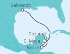 Itinerario del Crucero Caribe Occidental - Carnival Cruise Line
