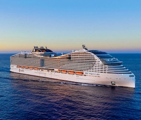 Los cruceros más buscados a bordo del MSC World Asia