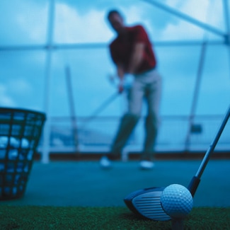 Red para tiros largos de golf