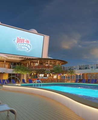 Carnival Jubilee BeachPool_Night