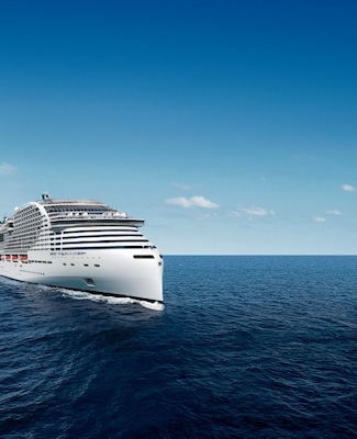 Msc World Europa en mar