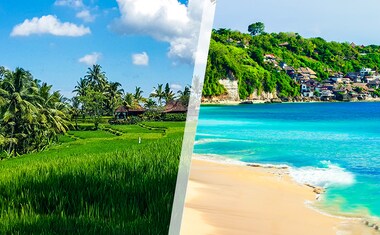 Ubud con Playas del Sur de Bali