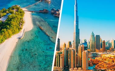 Maldivas y Dubái