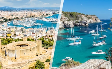 Mallorca y Menorca con coche de alquiler