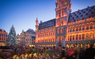 Mercadillo de Navidad en Bruselas 