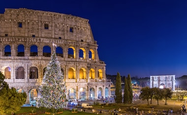 Mercadillo de Navidad en Roma 