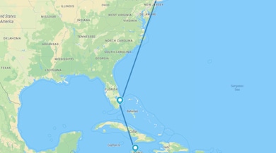 horas de vuelo de nueva york a miami