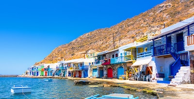 Atenas, Milos, Santorini y Mykonos en ferry