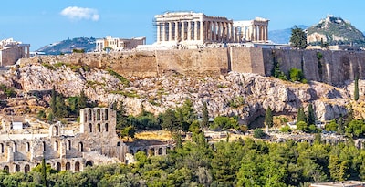 Atenas, Delfos, Argólida y Santorini