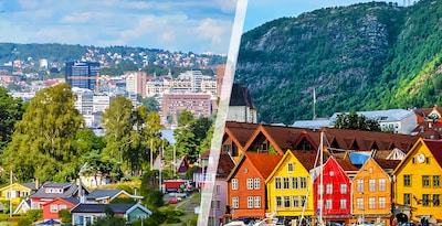 Oslo y Bergen en avión