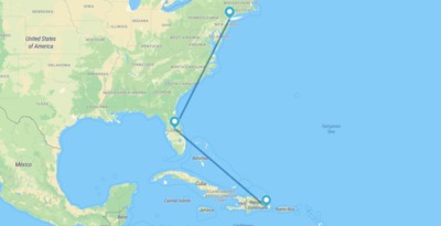 Nueva York, Walt Disney World Orlando y Bayahibe