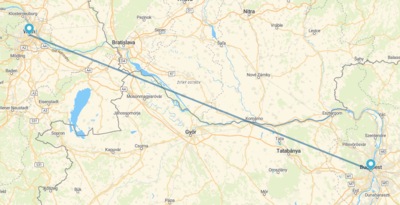 Viena y Budapest en avión