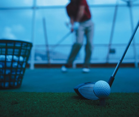Red para tiros largos de Golf