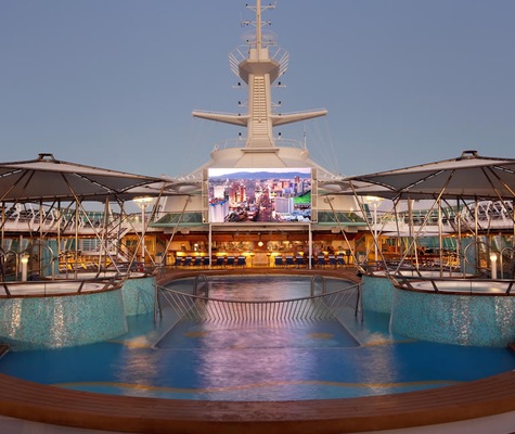 Pantalla gigante al aire libre
