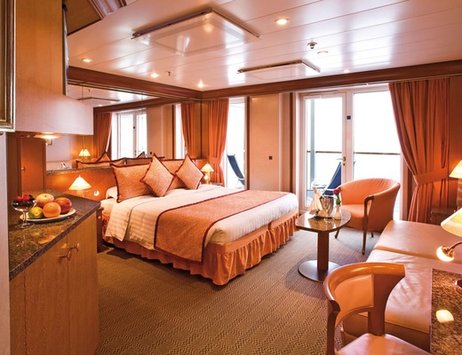 Gran Suite con balcón sobre el mar