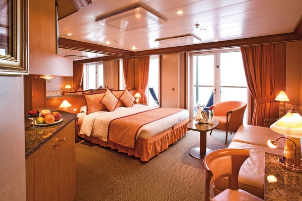 Gran Suite con balcón sobre el mar